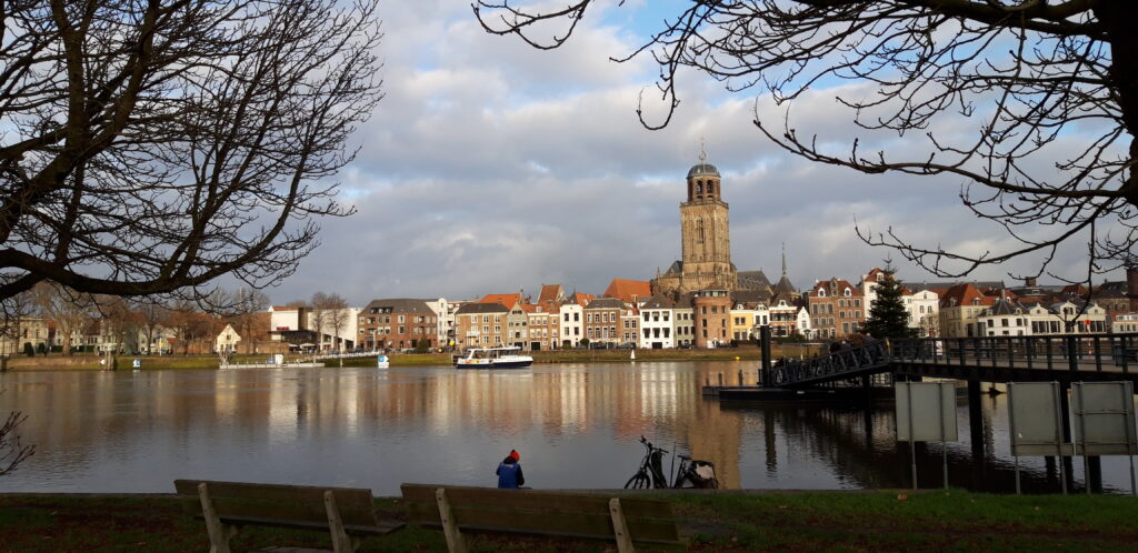 Deventer in de winterzon